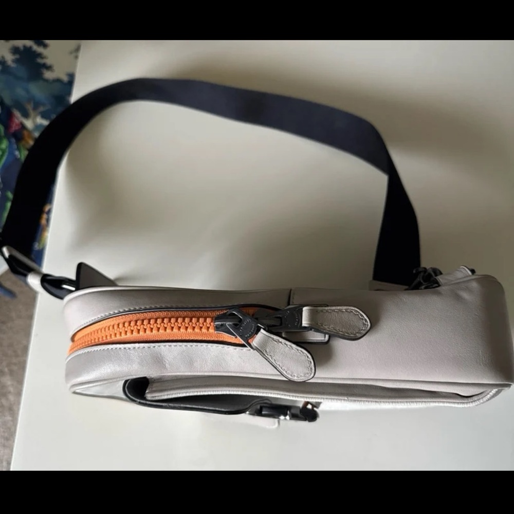 COACH C8126 Track Pack in Colorblock Signature Canvas Charcoal Denim - Picture 6 of 12